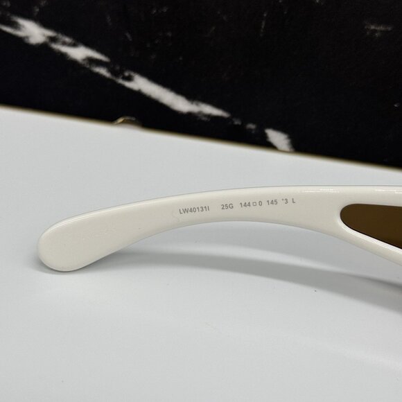 NEW LOEWE LW40131I 25G WHITE/GOLD UNISEX SUNGLASSES LOEWE main image 7